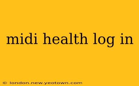 midi health log in