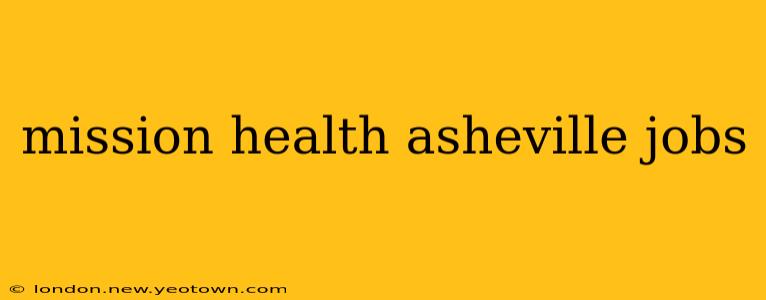 mission health asheville jobs