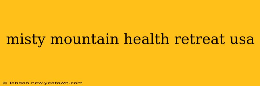 misty mountain health retreat usa