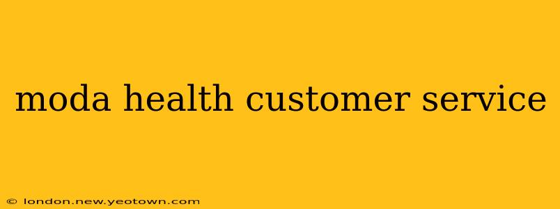 moda health customer service