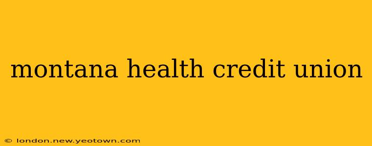 montana health credit union
