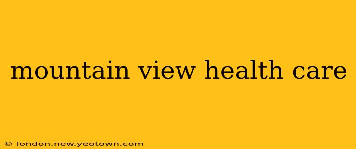 mountain view health care