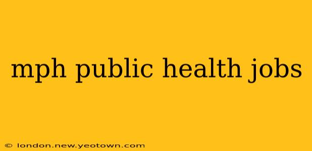 mph public health jobs
