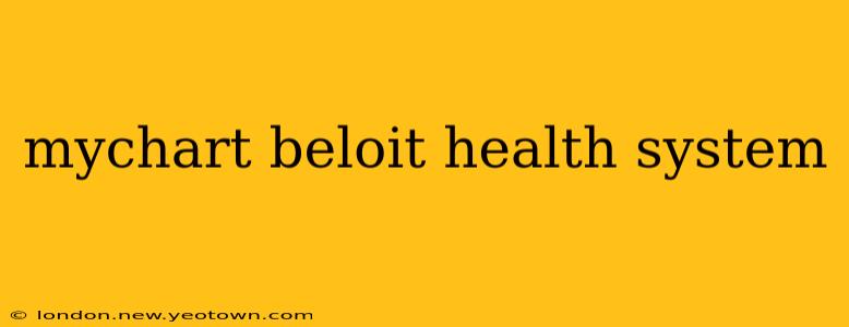 mychart beloit health system