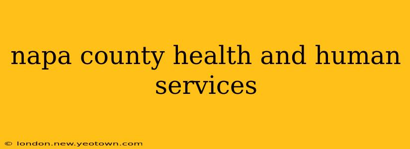 napa county health and human services