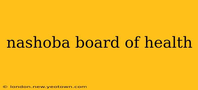 nashoba board of health