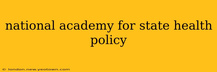 national academy for state health policy