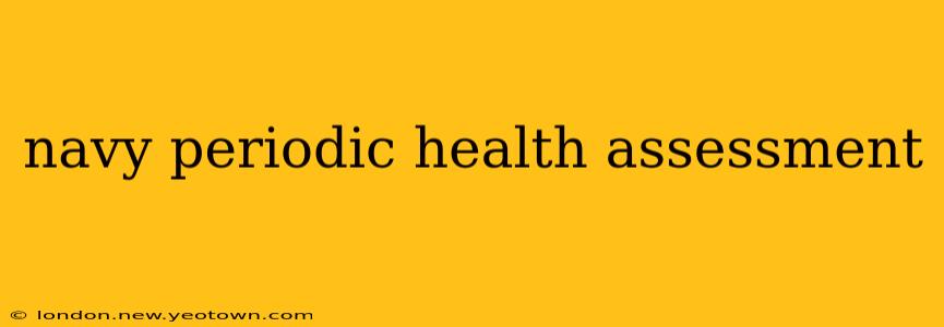 navy periodic health assessment
