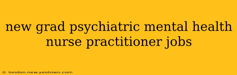 new grad psychiatric mental health nurse practitioner jobs