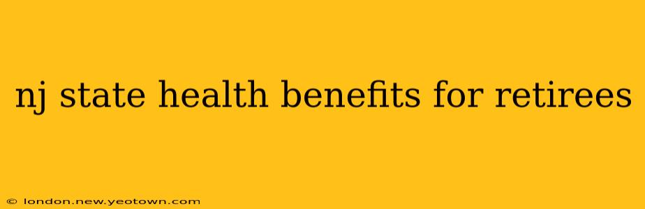 nj state health benefits for retirees