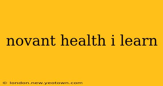 novant health i learn