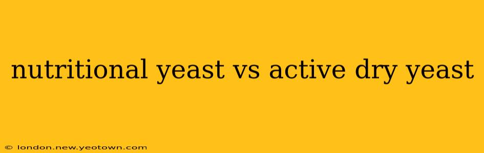 nutritional yeast vs active dry yeast