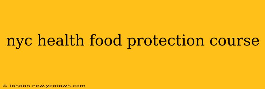 nyc health food protection course