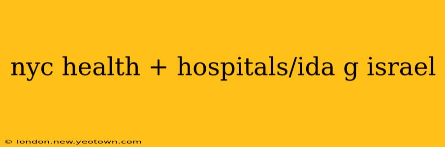 nyc health + hospitals/ida g israel