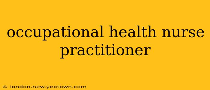 occupational health nurse practitioner