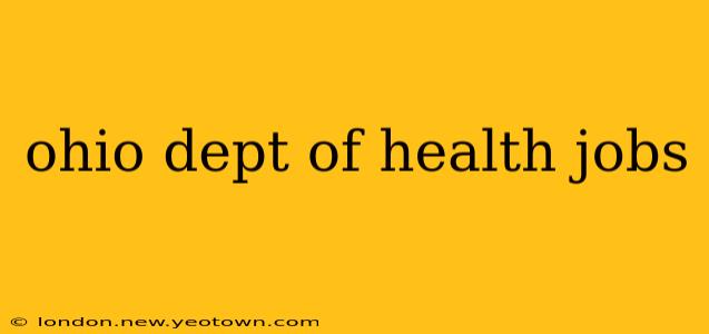 ohio dept of health jobs