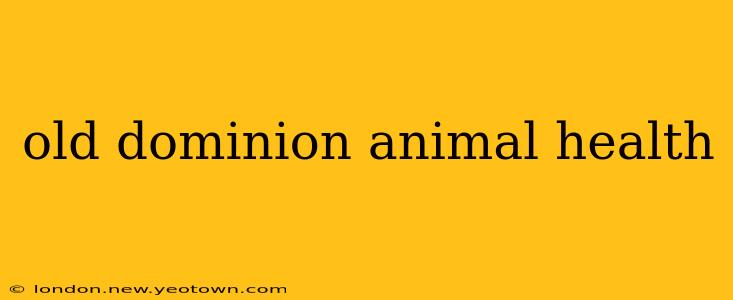 old dominion animal health