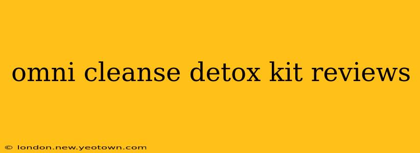 omni cleanse detox kit reviews