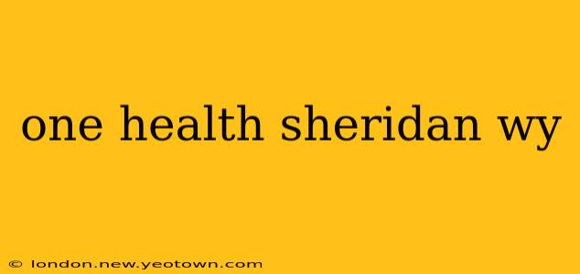 one health sheridan wy