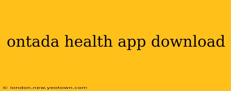 ontada health app download