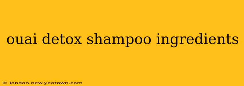 ouai detox shampoo ingredients