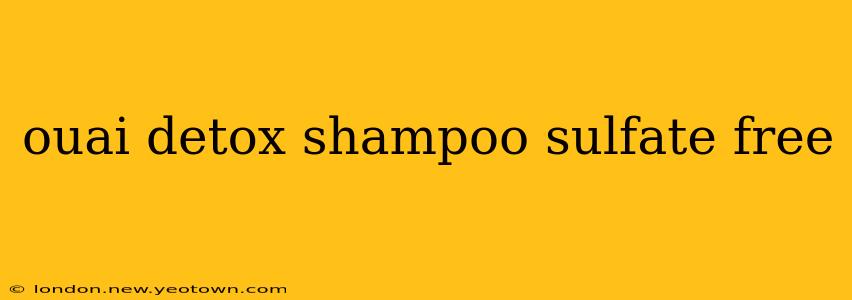 ouai detox shampoo sulfate free
