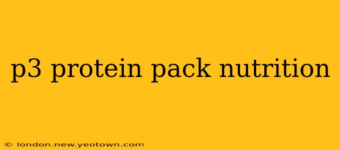 p3 protein pack nutrition