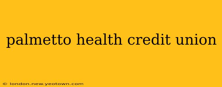 palmetto health credit union