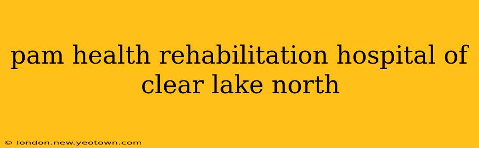 pam health rehabilitation hospital of clear lake north