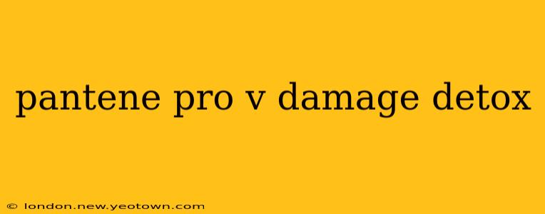 pantene pro v damage detox
