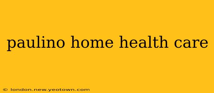 paulino home health care