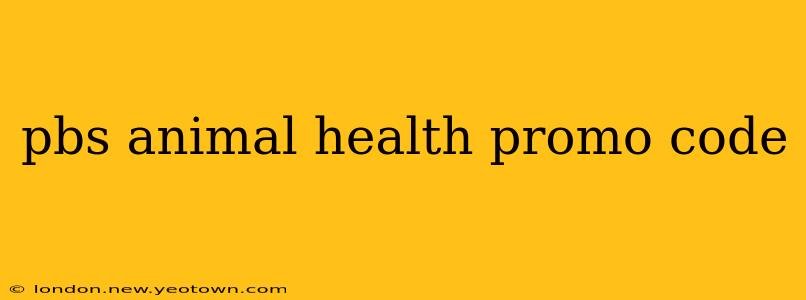 pbs animal health promo code