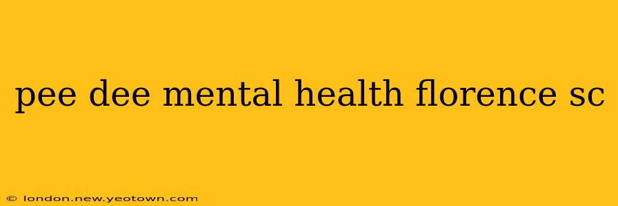 pee dee mental health florence sc