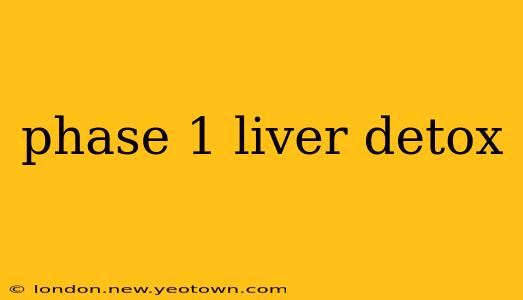 phase 1 liver detox