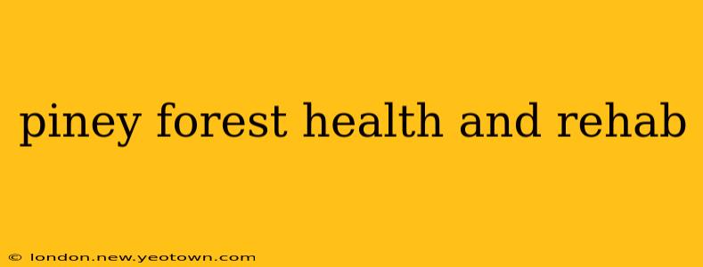 piney forest health and rehab