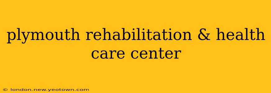 plymouth rehabilitation & health care center