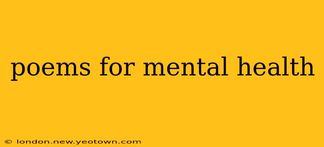 poems for mental health