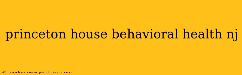 princeton house behavioral health nj