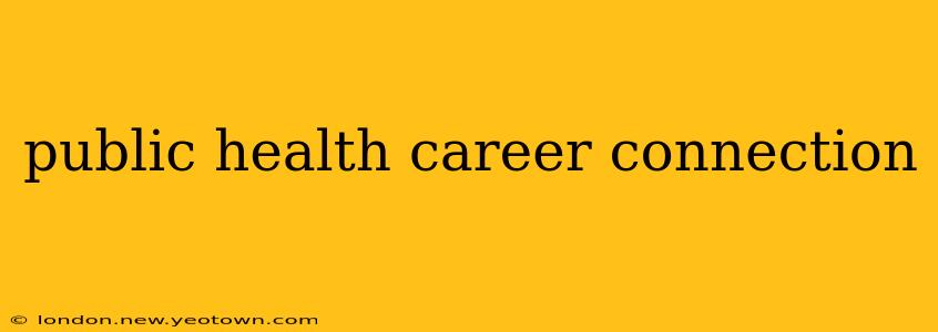public health career connection