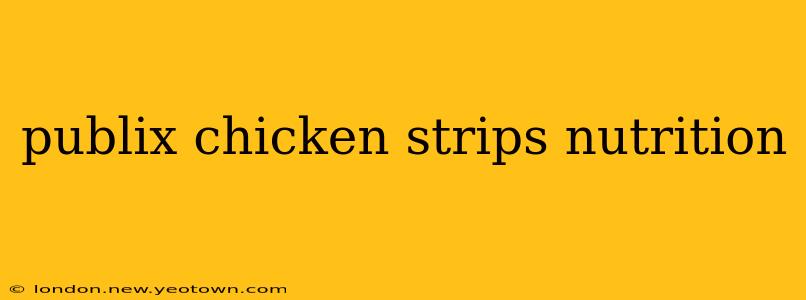 publix chicken strips nutrition