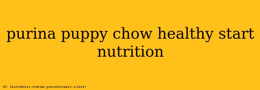 purina puppy chow healthy start nutrition