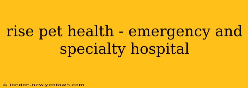 rise pet health - emergency and specialty hospital