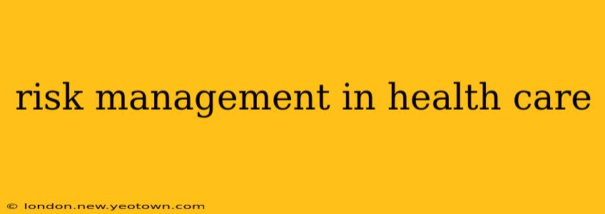 risk management in health care
