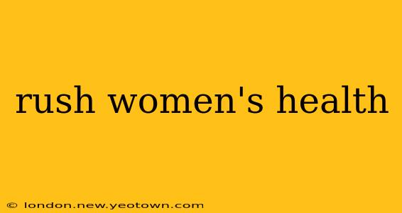 rush women's health