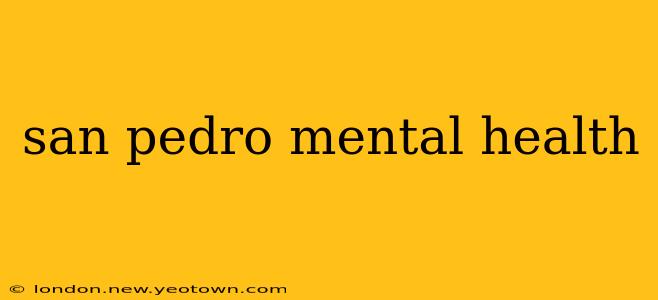 san pedro mental health