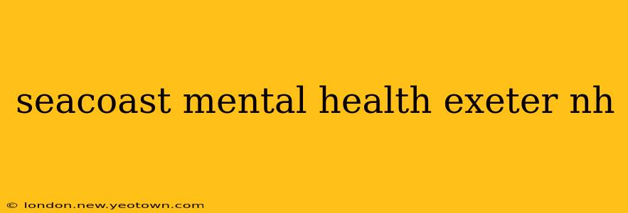 seacoast mental health exeter nh