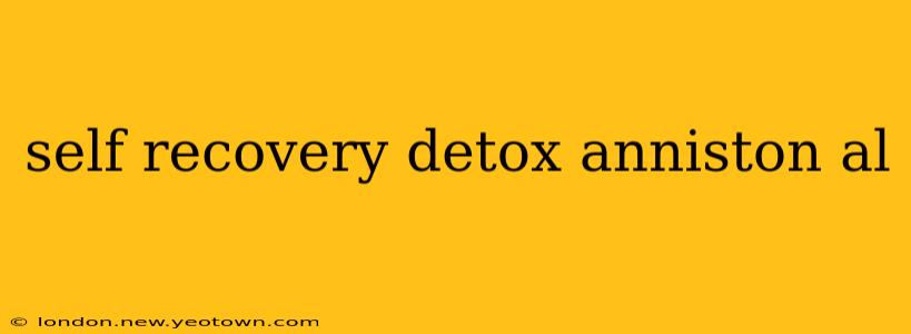 self recovery detox anniston al