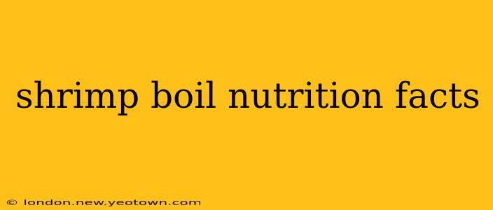 shrimp boil nutrition facts