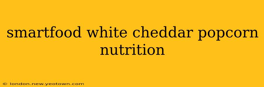 smartfood white cheddar popcorn nutrition
