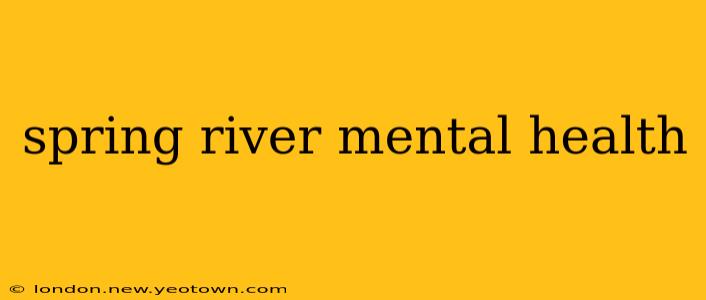 spring river mental health